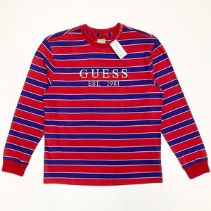 Guess Vintage Striped Long Sleeve Tee